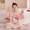 Pijama de otoño e invierno para niños, forrado de forro polar y engrosado, forro polar de coral, franela para bebés niñas, conjunto de ropa de estar a juego para niños y padres e hijos