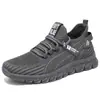 Zapatos para Hombre, Nuevo Estilo Primavera, Zapatos Ligeros de Tejido Fly-Knit, Zapatos para Hombre, Transpirables, Sin Olor, Zapatos Casuales, Zapatos de Papá Modernos y Versátiles
