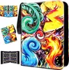 Álbum de Tarjetas Pequeño de 9 Ranuras Transfronterizo, Popular Álbum de Tarjetas de Pokémon Coreano, Portatarjetas de PU, Álbum de Almacenamiento de Tarjetas de Juego, Tarjetas Pequeñas