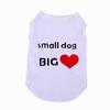 Amazon Transfronterizo Explosiones Perro Gato Camiseta de Primavera y Verano Teddy Oso Amargoso Delgada Poliéster Camiseta Estampada Ropa para Mascotas