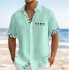 Camisa de manga corta para hombre transfronteriza, talla europea, talla grande, estilo hawaiano, corte holgado, adecuada para vacaciones, disponible en Amazon