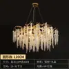 Lámpara de araña de cristal para sala de estar de lujo ligero posmoderno lámpara de diseñador de lujo ligero de alta gama elegante lámpara de cristal europea francesa