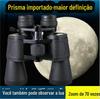 Em estoque 10-70x70 10-180x100 zoom contínuo HD alta potência tubo duplo telescópio filme verde