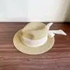 Sombrero de paja tejido de Panamá para mujer, sombrero de protección solar para primavera y verano, fedora, sombrero de playa estilo vacacional para la costa
