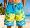 Camisa impresa estilo Sanya de verano, personalizada de corte holgado, fina de seda helada, manga corta para vacaciones en la playa, venta al por mayor