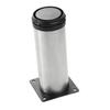 Móveis de Armário de Aço Inoxidável Mesa de Café para TV Pernas de Mesa de Metal Ajustáveis Escovadas Guarda-Roupa Armário de Sofá Redondo