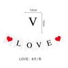 Bandera Decorativa de Amor para el Día de San Valentín Te amo Propuesta de Amor Banner de Boda Bandera Decorativa para Maletero