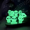 Adornos de Micropaisaje Dibujos Animados Lindo Luminoso Árbol Alienígena Elfo Muñeca Anime Decoración de Escritorio Accesorios para Decoración de Coche