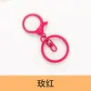 Accesorios para Llaveros Estilo Creativo Broche de Langosta Broche en Forma de 8 Llavero Muñeca Colgante Pequeño Llavero de Pompones DIY Broche Colgante