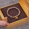 "A Alegria de Dois Mundos" pulseira traz boa sorte contínua, pulseira de vagem de lótus vintage, luxo leve com sensação de alta qualidade, joias de mão de alta qualidade, versátil e elegante