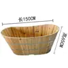 Tina de remojo de madera maciza, bañera para adultos de salón de belleza, bañera de madera, bañera medicinal para adultos, bañera de cuerpo entero, tina de madera