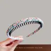 Diadema Floral Estilo Francés Vintage con Dientes, Aro para el Cabello Antideslizante, Pasador Estilo Hada para Lavarse la Cara, Accesorio para el Cabello para Niñas