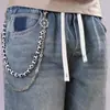 Corrente de Cintura Fashion e Única Versátil Dupla Camada Corrente para Calças de Cheerleading de Futebol Corrente para Pendurar em Jeans Corrente de Calça de Nicho de Alta Qualidade
