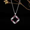 Nuevo estilo ins collar de plata joyería mujeres no se decolora simple alto sentido titanio acero collar mujeres fabricantes venta al por mayor