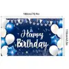 Série exclusiva de fundos para festa de aniversário da Temu, com estampas de alta definição de designs neon e de desenhos animados para decorações festivas