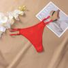 Moda Europea y Americana de Cintura Baja, Tanga Sexy Nude Sin Costuras, Sexy Calzón Invisible Deportivo para Yoga en Forma de T