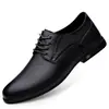 Zapatos de Cuero para Hombre Cuero Genuino Suela Blanda Zapatos Transpirables de Primavera Zapatos Casuales para Hombres de Mediana Edad Zapatos Negros para Traje Zapatos Formales de Negocio para Hombre