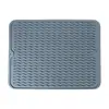 Tapete Drenante Doméstico Transfronteiriço, Tapete para Bancada e Fogão, Tapete Anti-Queimadura, Tapete de Isolamento Térmico, Tapete de Silicone para Proteção da Cozinha, Tapete para Secar Louça