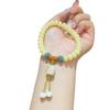 Pulsera de Garra de Gato de Carbón Gato Raíz de Bodhi Pulsera Femenina Jade Blanco Bodhi Niña Juega Pulsera Bodhi de Mano