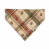 Bandanas de Natal personalizadas para cães, bandanas triangulares para animais de estimação, presentes com logotipo de marca, suporte para produção em massa
