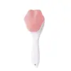 Cepillo facial limpiador para la limpieza de la piel, cepillo de doble cabeza para uso doméstico, adecuado para lavar la cara y el baño, el cepillo facial de pata de gato es fácil de usar