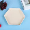 Prato de Frutas Palha Hexagonal Mesa de Jantar Trigo Em Estoque Presente Frutas Secas Lanche Doméstico Palha de Trigo Fruta