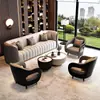 Hotel apartamento estilo nórdico sofá de negociación de oficina de alta gama sofá para área de descanso de recepción combinación de mesa de centro cabina de recepción