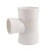 Jiangshan PVC T padrão nacional T de derivação tubo de drenagem downstream diâmetro diferente conexões inferiores 50 75 110 160