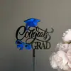 Decoración de Pastel Estilo Ins Transfronterizo Temporada de Graduación Inserto para Pastel de Graduación Inserto de Acrílico para Pastel Suministros para Fiestas