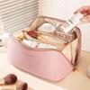 Bolsa de Cosméticos Transfronteriza para Mujer de Gran Capacidad Portátil de Alta Gama Sensación Celebridad de Internet Simple Bolsa de Viaje Bolsa de Almacenamiento de Artículos de Aseo Personal Venta al por Mayor