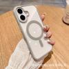 Adecuado para iPhone 18 Promax Macaron Silicona Magnético Funda de Teléfono Apple 17 Transparente Acrílico Protectora