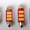 Luz LED Doble Punta 4014-12Smd para Techo Interior de Coche, Luz de Matrícula, Luz de Lectura Doble Punta con Decodificación Continua