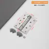 Bisagra de resorte doble abierta de acero inoxidable bidireccional puerta libre hoja suelta valla de puerta de mezclilla bisagra de cierre automático de puerta