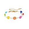 Pulsera de cuentas de colores transfronteriza creativa bohemia de playa grado tejida a mano pequeñas cuentas de flores pulsera al por mayor