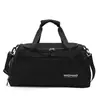 Bolsa de viaje con separación seco-húmedo, bolsa de gimnasio de gran capacidad con compartimento separado para zapatos, bolso de mano de tela Oxford, capaz de separación seco-húmedo