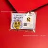 Adesivo para Celular Shuibei Gold Ouro Puro 999 Sorte e Fortuna Cartão Dourado 2Mg Adesivo para Geladeira com Adesivo Atacado