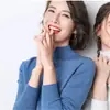 Camiseta Interior de Cuello Alto Medio para Mujer, Top de Punto Interior de Manga Larga, Suéter Delgado de Cuello Medio Holgado Estilo Coreano para Primavera, Otoño e Invierno