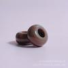 Acrílico Grande Furo Beads Plástico Redondo Beads Straight Hole Macaron Beads Candy Color Wear Thick Rope Bead Acessórios