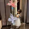 Flores de Papoula de Seda Artificial Transfronteiriças, Flores Guia para Casamento Romântico, Adereços de Decoração para Festas e Festivais Atacado