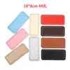 Acessórios para bolsa fundo de bolsa atacado Acessórios para bolsa trançada Hyun-a 18x 8cm sem pregos PU multicor fundo de bolsa pequena bolsa trançada