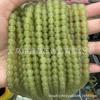Venda Direta da Fábrica Otimizada Contas de Jade Hetian Transparente Imitação Raiz de Lótus em Pó Contas de Calcedônia Água Clara Jade Verde Claro Produtos Semi-Acabados Atacado