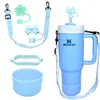 Botella de Agua Térmica Stanley Tapón Antipolvo Taza con Popote Tapa de Taza Correa de Mano Cordón para Botella de Agua Múltiples Estilos Versátiles Set