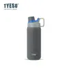 Tyeso Garrafa de Água Esportiva Portátil Grande Capacidade para Exterior Copo Térmico de Aço Inoxidável de Camada Dupla Copo de Beber Direto de Alto Valor