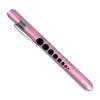 Lanterna LED de Alumínio para Médico Estilo Caneta Lanterna de Bolso Conveniente Lanterna para Pupila Lanterna Tipo Caneta Luz Amarela e Branca