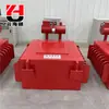 Extractor de hierro electromagnético suspendido refrigerado por aceite RCDE, extractor de hierro tipo banda para uso en minas de hierro y fábricas de cerámica, directo de la fábrica de origen