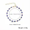 Pulseira Colorida Olho Grego Transfronteiriça Europeia e Americana para Mulheres Simples Moda Criativa Pulseira Olho Grego