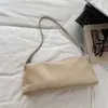 Bolso Almohada Nuevo de Ante Otoño 2026, Estilo Alto, Sensación Única y Relajada, Color Sólido, Bolso de Mano de Moda