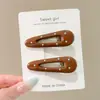 Pinza para el pelo estilo coreano de lunares con forma de gota de agua y pico de pato, pinza lateral para flequillo y cabello suelto, pequeño accesorio para el cabello, pasador para mujer