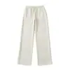 Pantalones de chándal rectos de estilo perezoso con cintura elástica y cordón, moda de otoño, versátiles, holgados, adelgazantes, casuales, deportivos