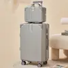 Roda universal silenciosa mala de bordo de 20 polegadas grande capacidade portátil nova mala trolley com combinação